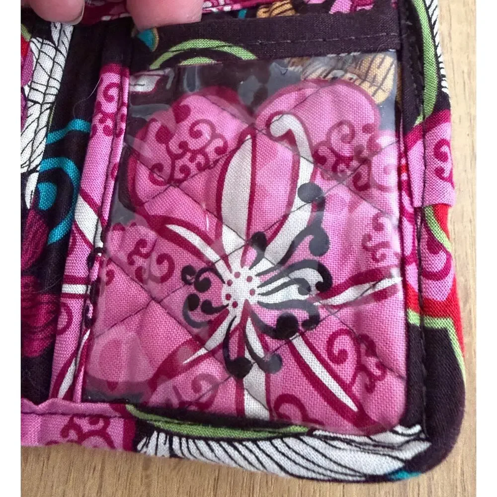 Vera Bradley Tri-Fold Wallet in Mod Floral Print NWOT
